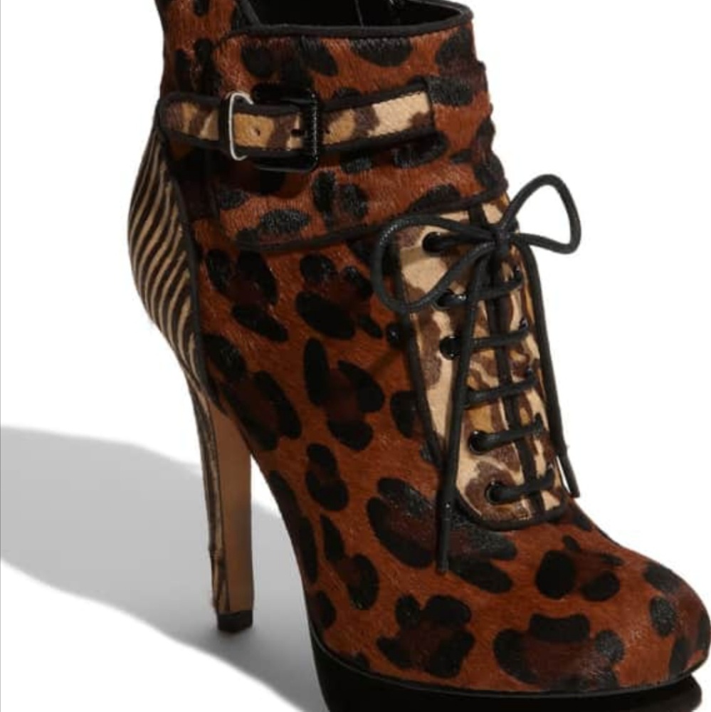 New* Sam Edelman Uma Animal Print Boots